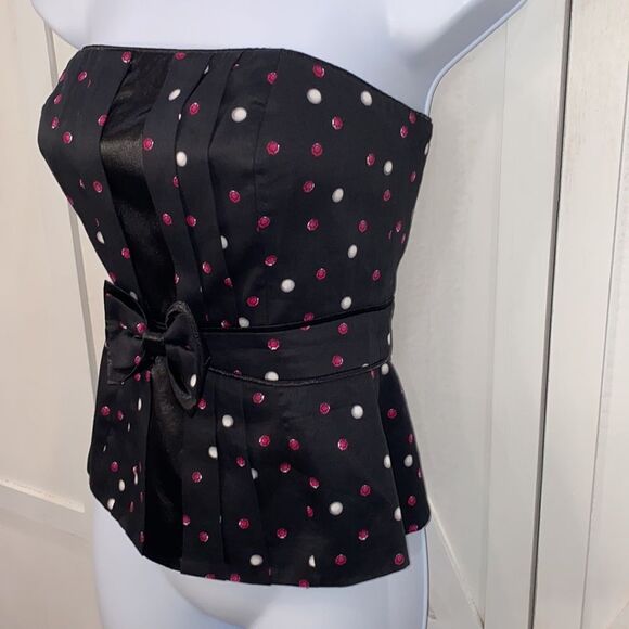 White House Black Market Jewel Printed Bow Tie
Corset Bustier Tube Top Size 0 - Picture 1 of 11